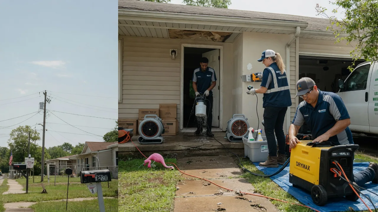 Storm Damage Water Removal in Clarksville, IA near me